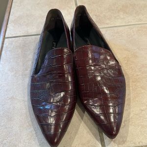 Paul Green - burgundy crock print loafers -women’s size 9 / Paul Green size 36.5
